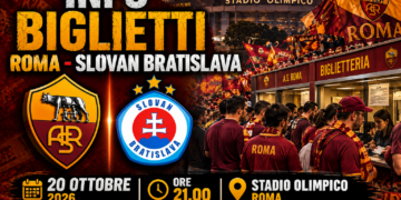 Card Info biglietti Roma-Slovan Bratislava