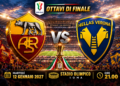 Card Roma-Verona Coppa Italia