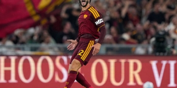 Hermoso Esulta gol Roma-Atalanta 2 05092026
