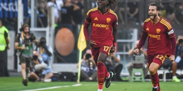 Koné Esulta gol Roma-Inter 4 19092026