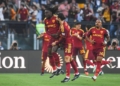 Koné Esulta gol con compagni Roma-Inter 19092026