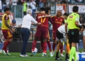 Koné Esulta gol con compagni Roma-Inter 2 19092026