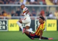 Malen Azione gol Lecce-Roma 31082026