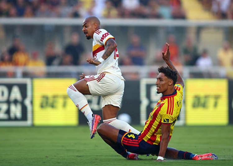 Malen Azione gol Lecce-Roma 31082026
