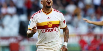 Malen Esulta gol Torino-Roma 2 14092026