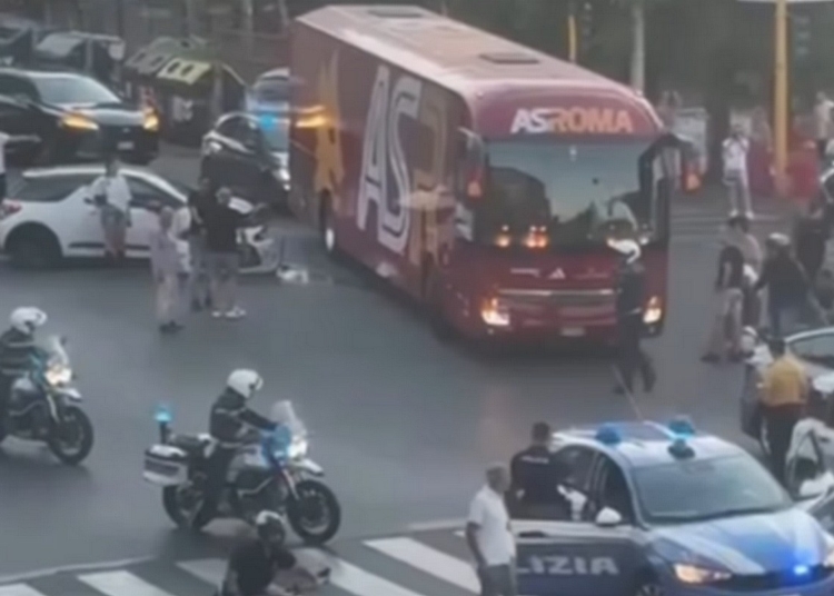 Roma-Atalanta Incidente