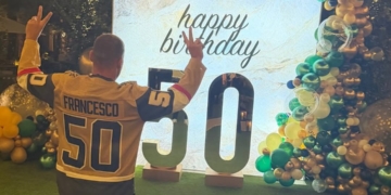 Totti festeggia 50 anni a Las Vegas