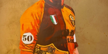 Totti Murale Harrry Greb per i 50 anni