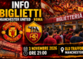 Card Info biglietti Manchester United-Roma