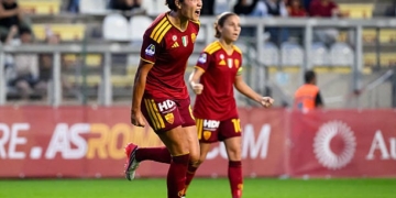 Doms Esulta gol Roma-Lazio 03102026