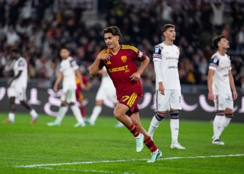 Lulli Esulta gol Roma-Cagliari 2 28102026