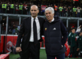 Gasperini e Allegri in campo Milan vs Roma 02-11-2025