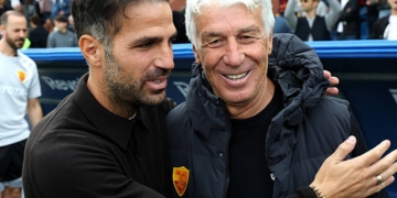 Gasperini e Fabregas Como-Roma 2 111020226