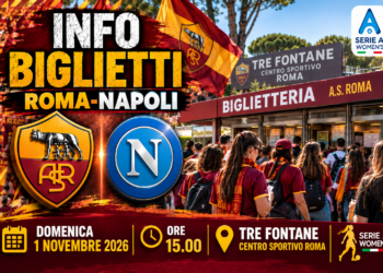 Info biglietti Roma-Napoli Femminile