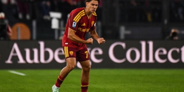 Lulli Esulta gol Roma-Cagliari 27102026