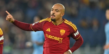 Malen Esulta gol Roma-Slovan 20102026