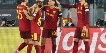Molina Esulta gol Roma-Slovan 201022026