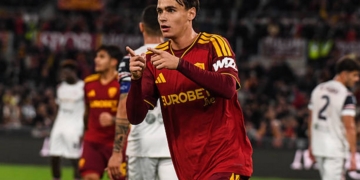 Pisilli Esulta gol Roma-Cagliari 2710206