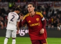 Pisilli esulta dopo gol - Roma-Cagliari- 27102026