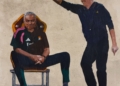 Murale Gasperini e Mourinho